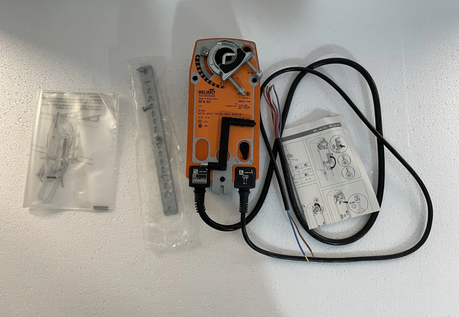 Belimo SFA-S2 / SFA  Fire and smoke dampers Spring-return actuator Belimo SFA-S2